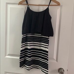 double layered dress